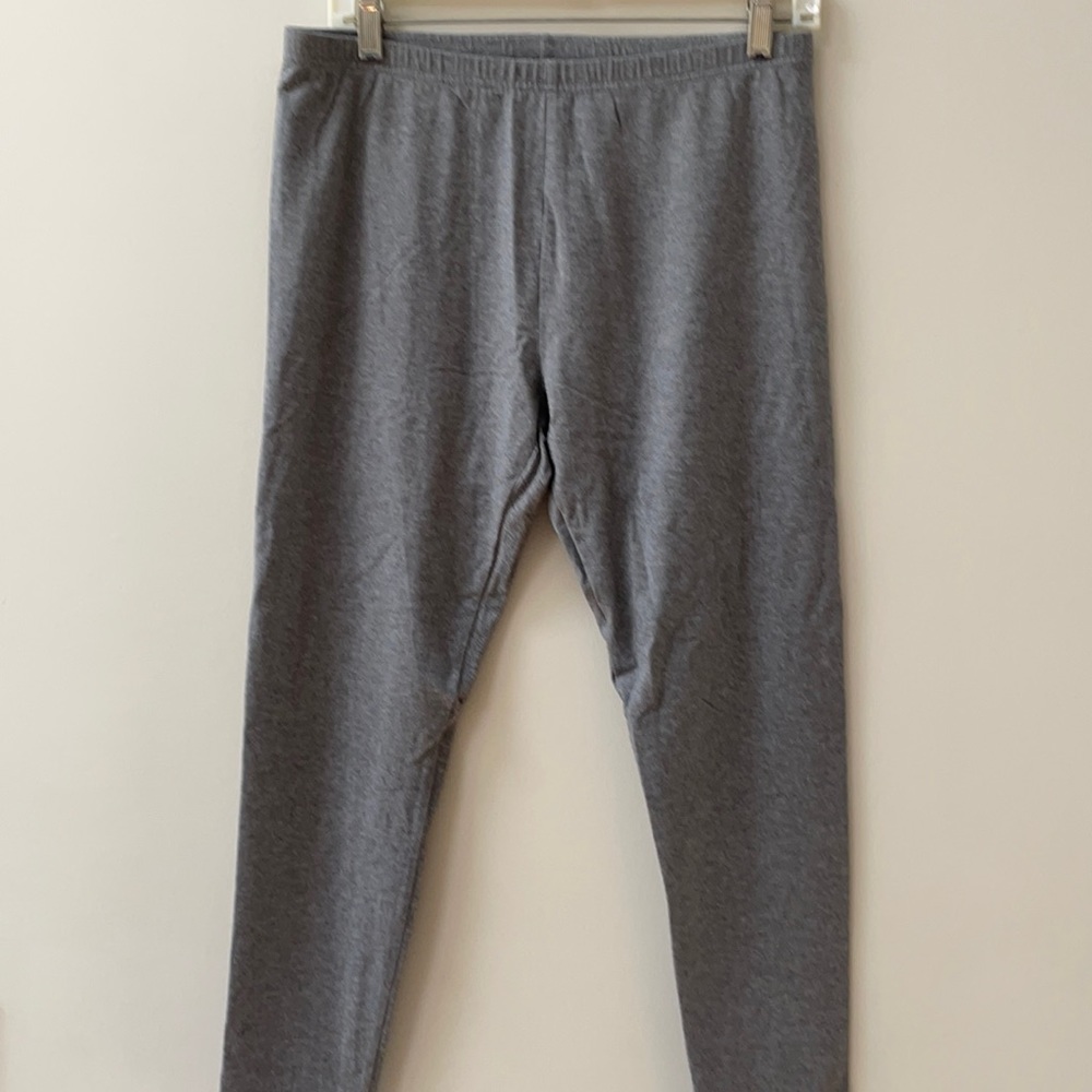J Jill Pima Ankle Leggings Gray M